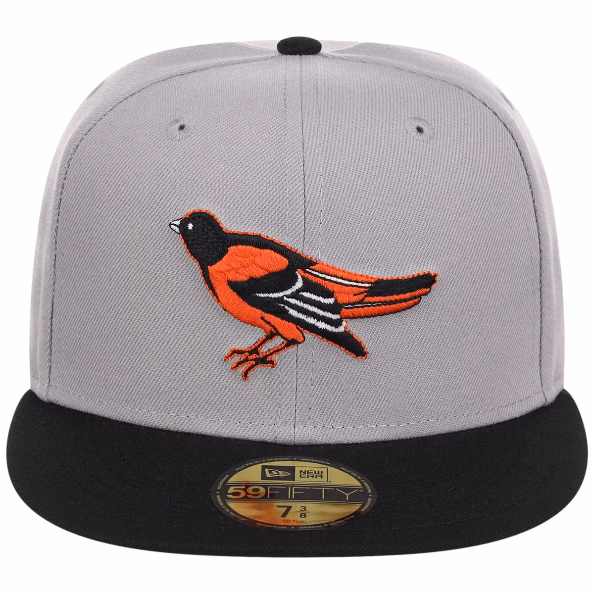Baltimore Orioles MLB Cooperstown Authentic Collection New Era 59FIFTY (Gray/Black) detail view