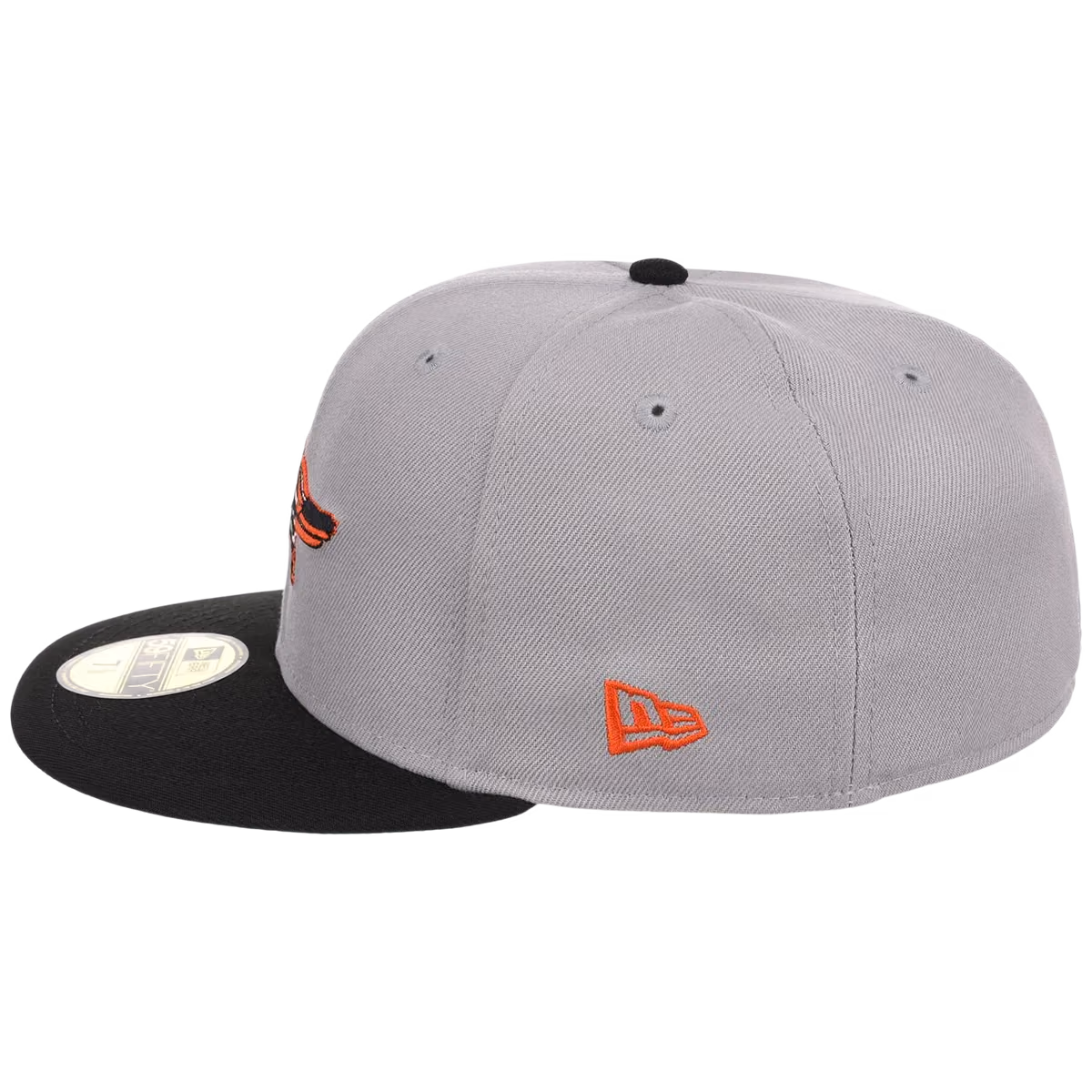 Baltimore Orioles MLB Cooperstown Authentic Collection New Era 59FIFTY (Gray/Black) detail view