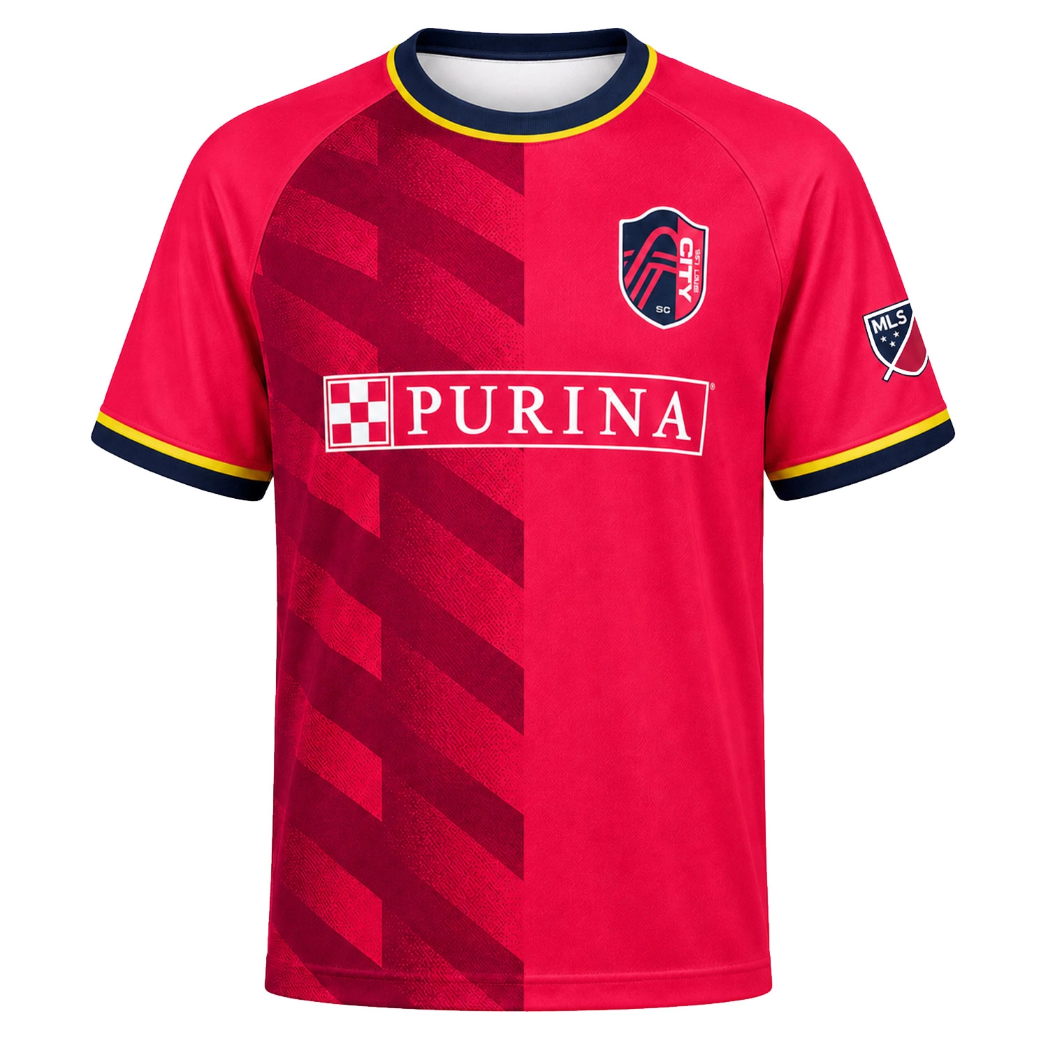 St Louis City Hartel Jersey Vibrant Stripe Design