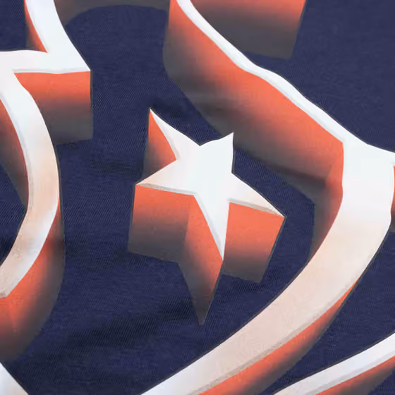 Houston Texans Chrome Logo NFL T-Shirt Navy view 3