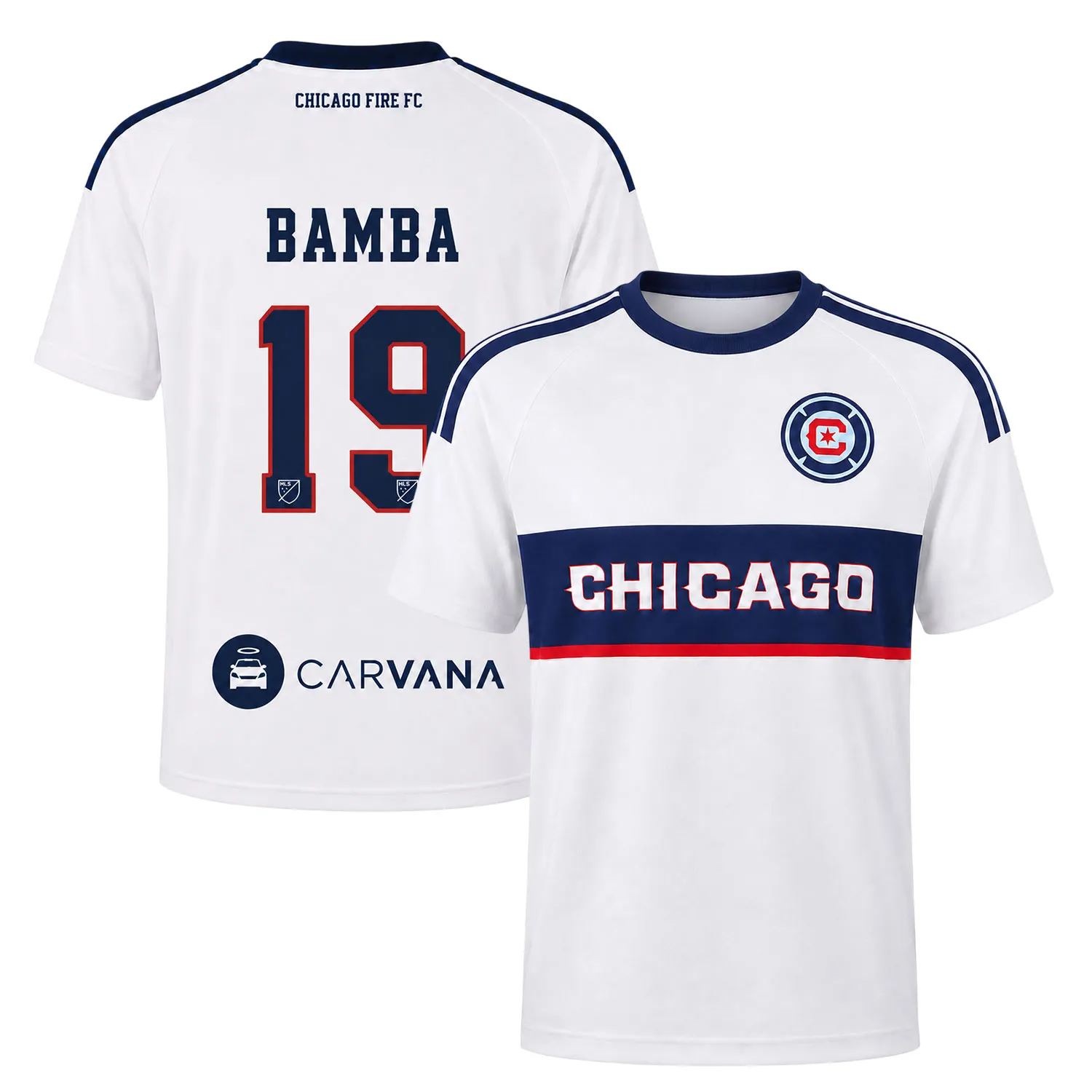 Jonathan Bamba Chicago Fire White Jersey Exclusive Fan Gear