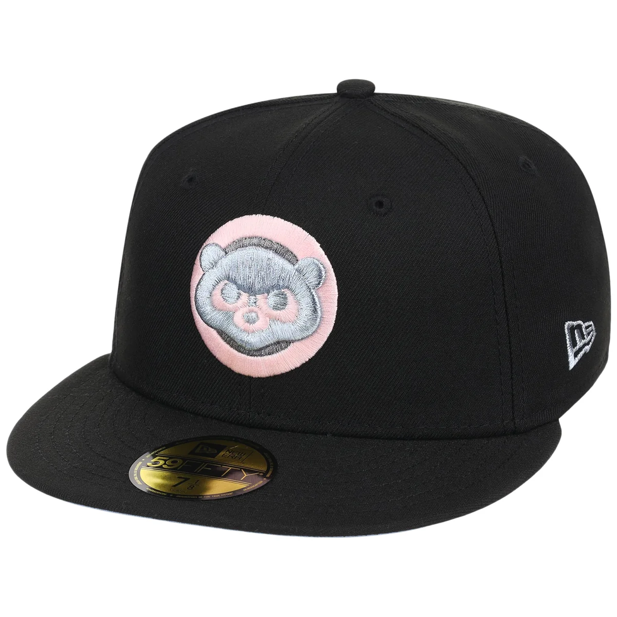 Chicago Cubs MLB Pewter Skies New Era 59FIFTY detail view