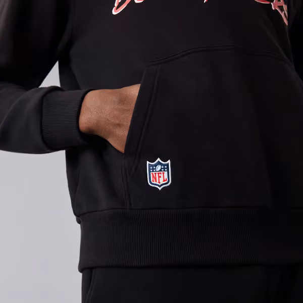 Tampa Bay Buccaneers Script New Era NFL Hoodie Black view 4