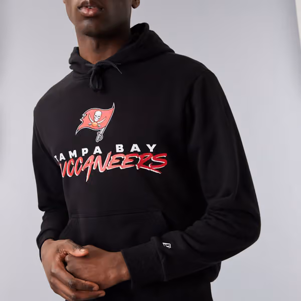 Tampa Bay Buccaneers Script New Era NFL Hoodie Black view 5