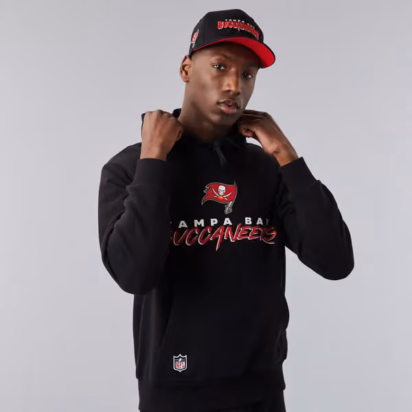 Tampa Bay Buccaneers Script New Era NFL Hoodie Black view 6