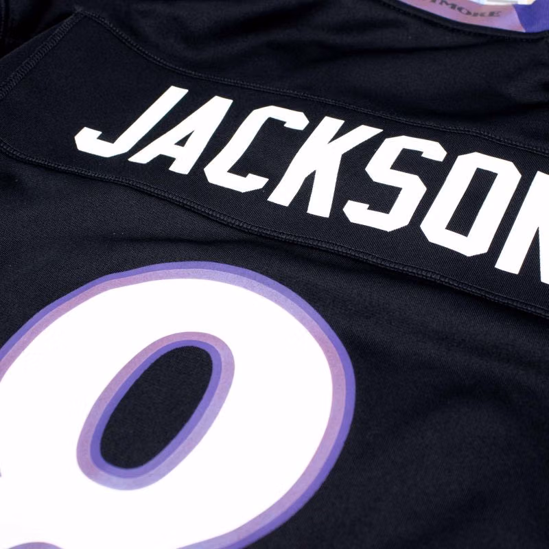 Lamar Jackson #8 Baltimore Ravens 2026 Game NFL Jersey Alternate Black view 8
