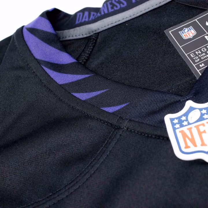 Lamar Jackson #8 Baltimore Ravens 2026 Game NFL Jersey Alternate Black view 6