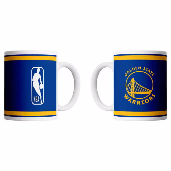 Golden State Warriors Logo & Shield NBA Mug (330 ml) view 1