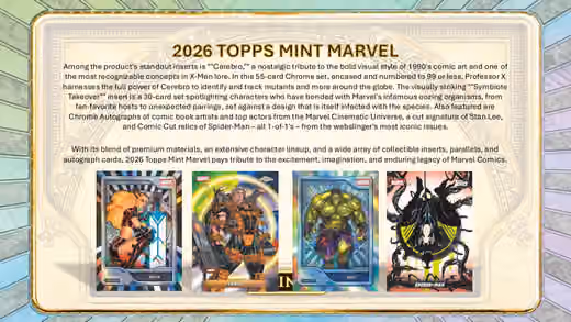 (LIVE BREAK) 2026 topps Marvel Mint Hobby Box view 3