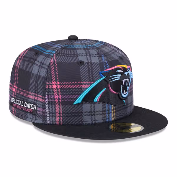 Carolina Panthers 2024 NFL Crucial Catch New Era 59FIFTY Fitted Cap product photo
