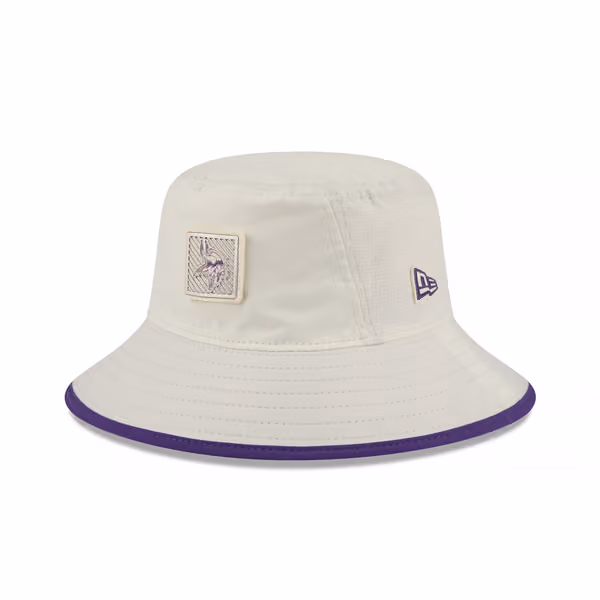 Minnesota Vikings 2026 NFL Training Camp Stretch Bucket Hat Cream/Purple product photo