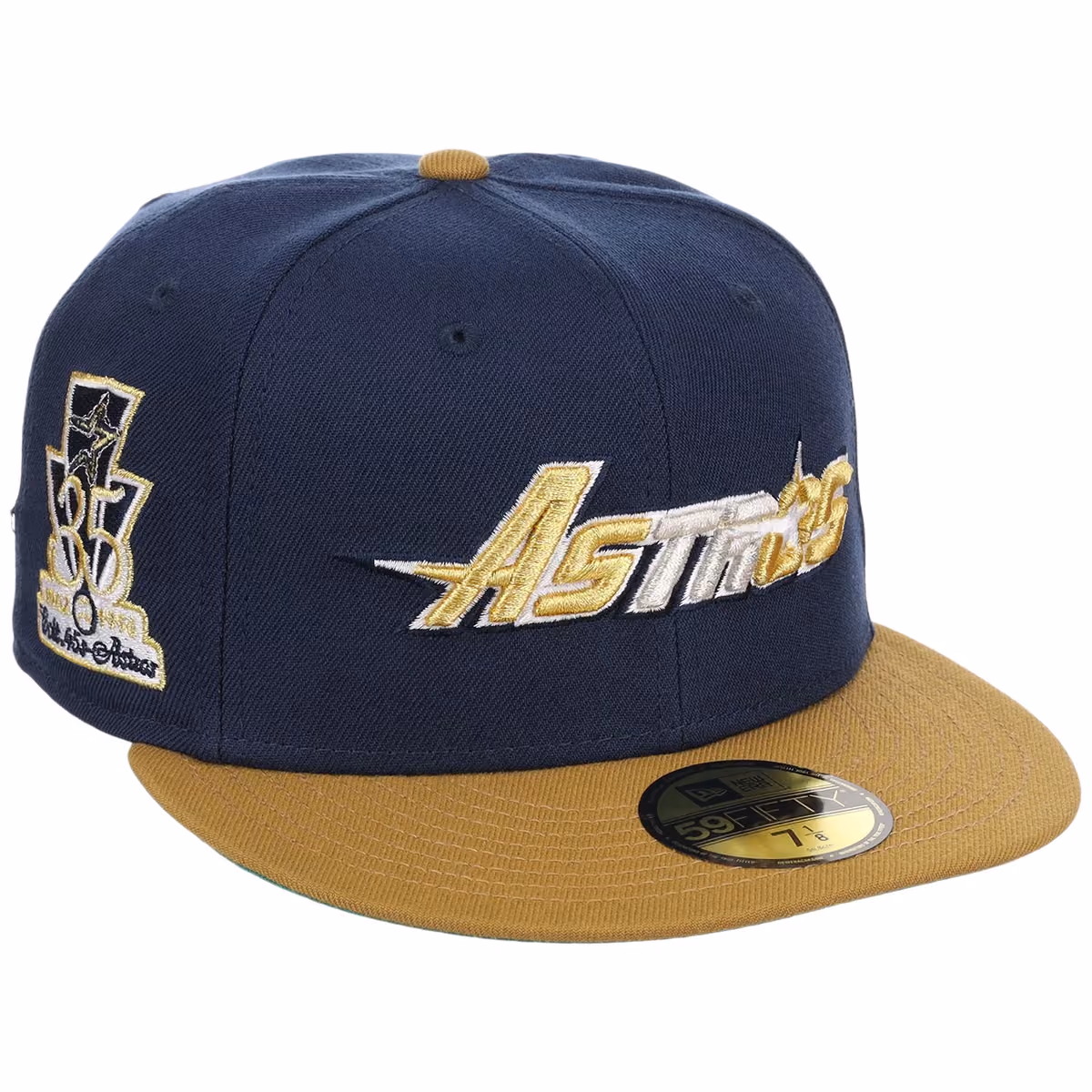 Houston Astros New Era 59FIFTY (Navy/Gold) front view