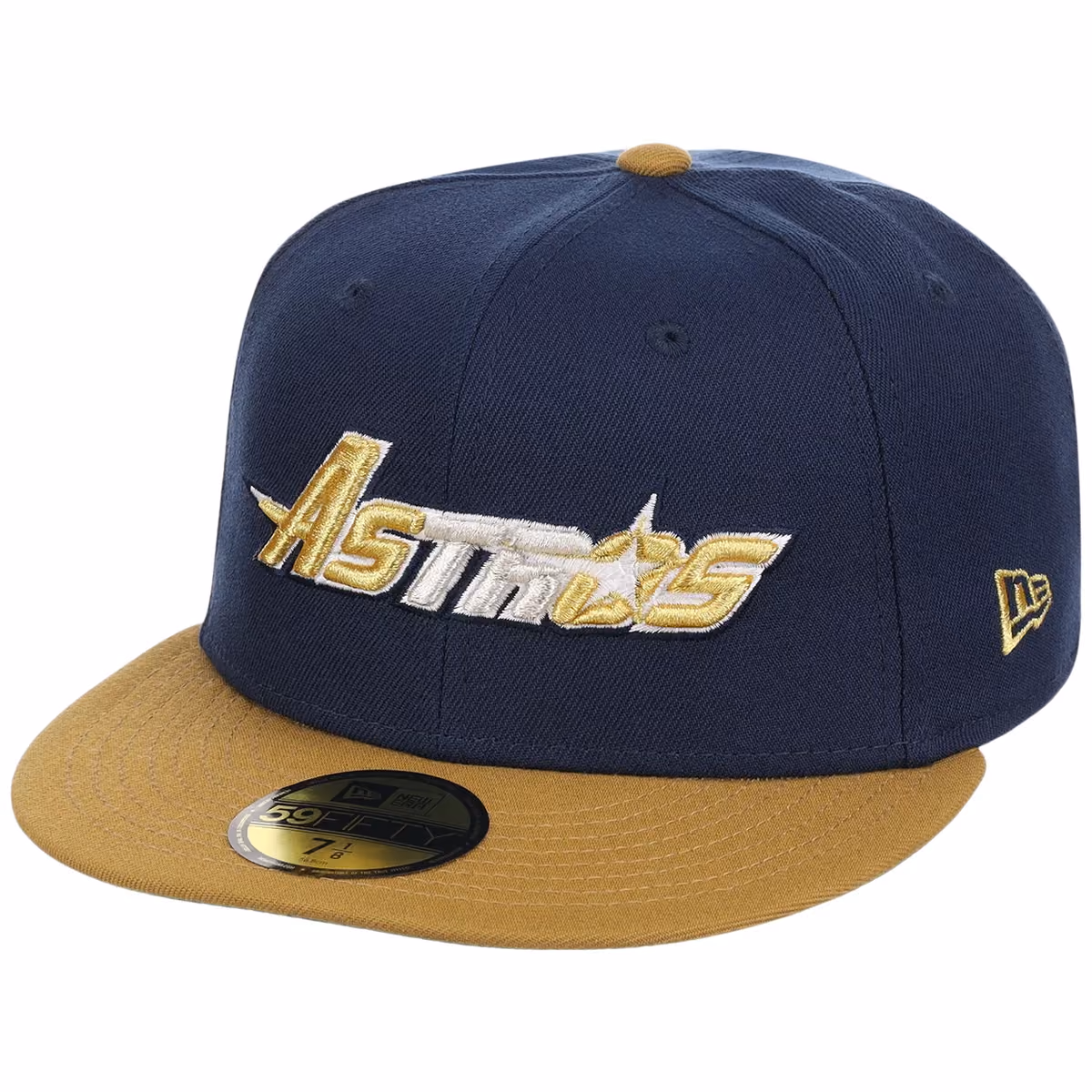 Houston Astros New Era 59FIFTY (Navy/Gold) detail view