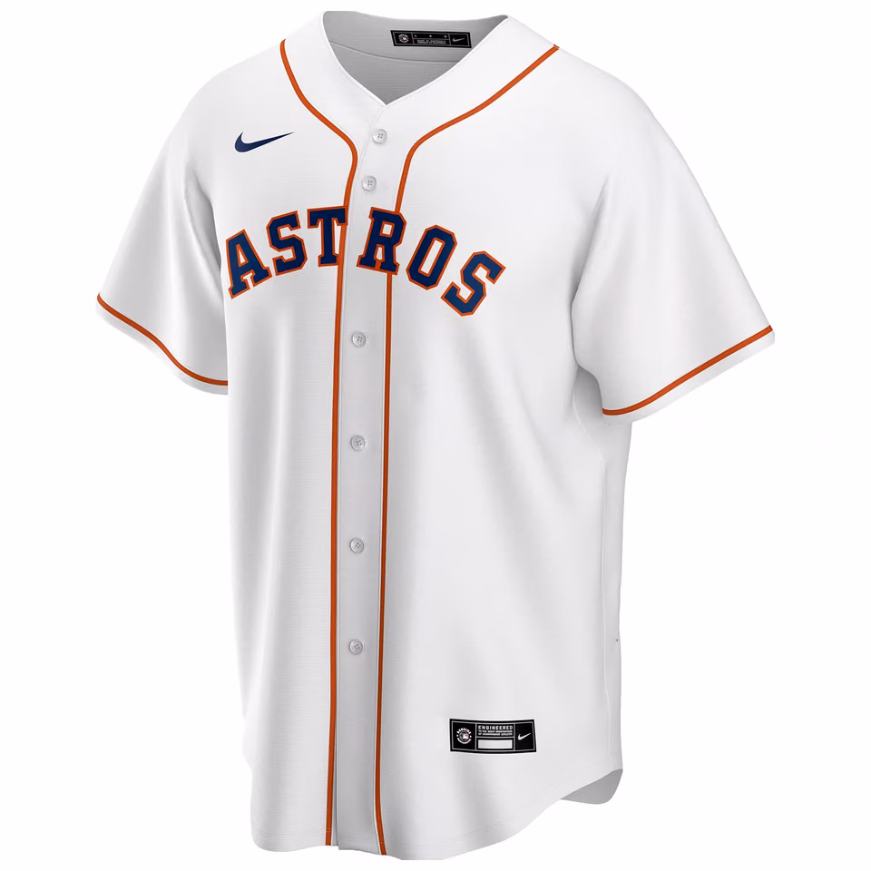 Houston Astros Nike Replica MLB Home Jersey White view 1
