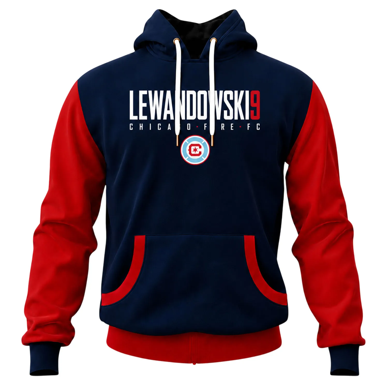 Robert Lewandowski Pullover Hoodie Dynamic Chicago Fire Style