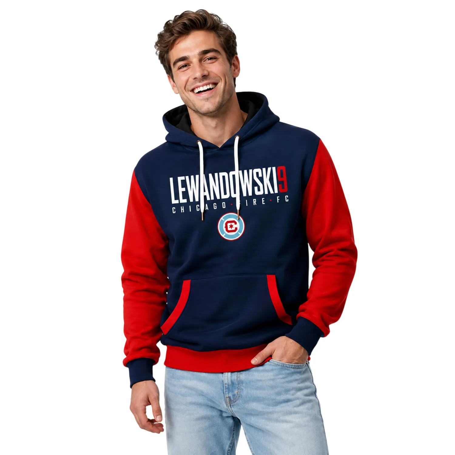Robert Lewandowski Pullover Hoodie Dynamic Chicago Fire Style