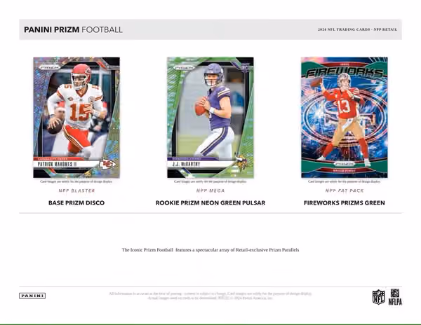2024 Panini Prizm Football NFL Retail Box view 2