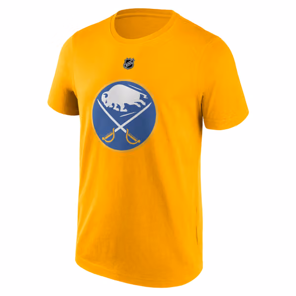 Tage Thompson #72 Buffalo Sabres Player NHL T-Shirt Yellow view 2
