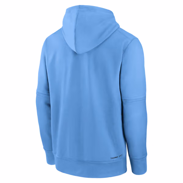 Colorado Rockies City Connect 2026 MLB Authentic Therma Hoodie Blue view 2
