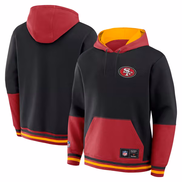 San Francisco 49ers Foundation NFL Hoodie Black view 1