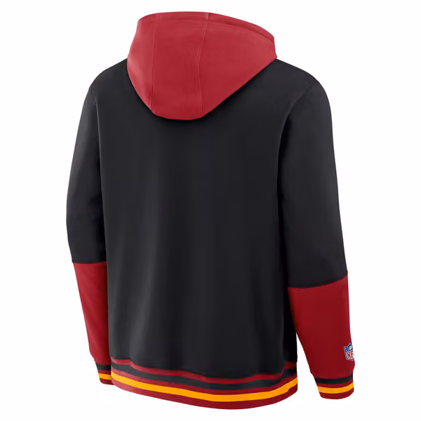 San Francisco 49ers Foundation NFL Hoodie Black view 3