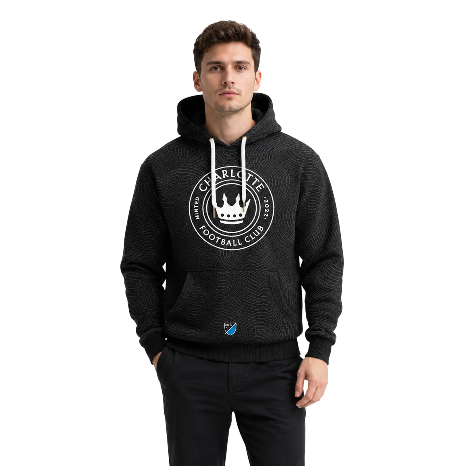 Charlotte FC Black Custom Hoodie Epic Name and Number