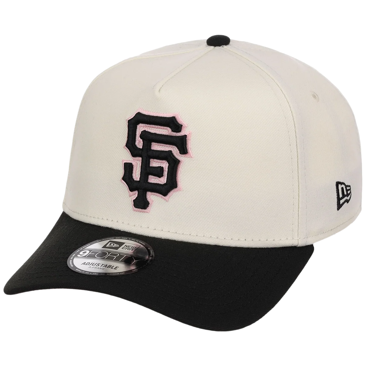 San Francisco Giants MLB Chrome Blinky New Era 9FORTY A-Frame detail view