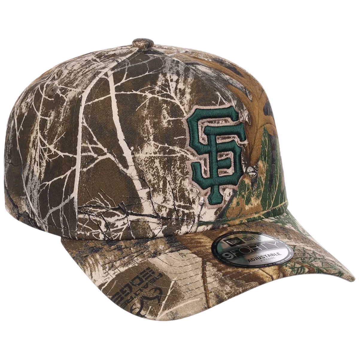 San Francisco Giants MLB Realtree FASHION CORE New Era 9FORTY A-Frame front view