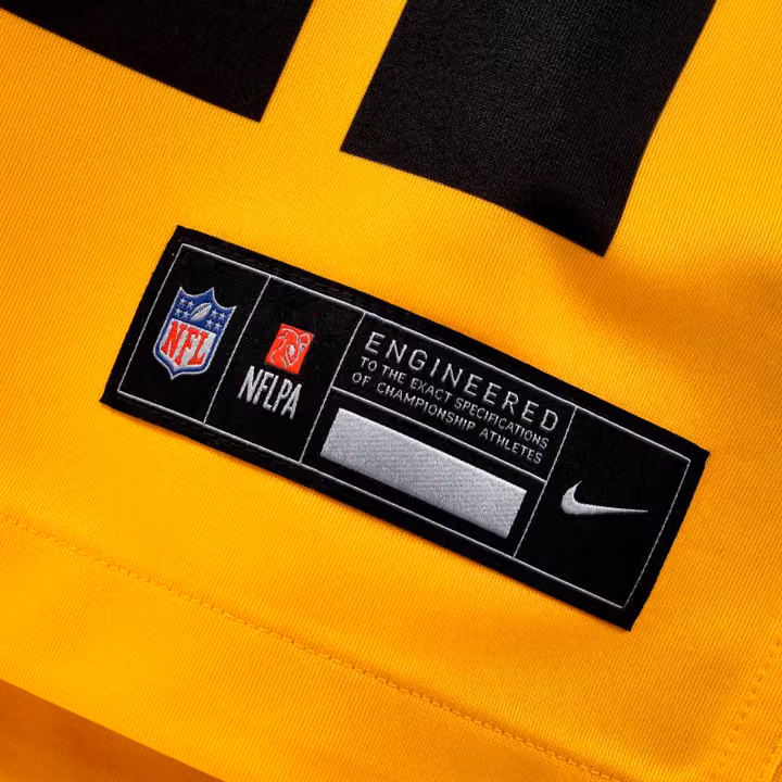 DK Metcalf #4 Pittsburgh Steelers 1933 Throwback Game NFL Jersey Alternate Gold view 6