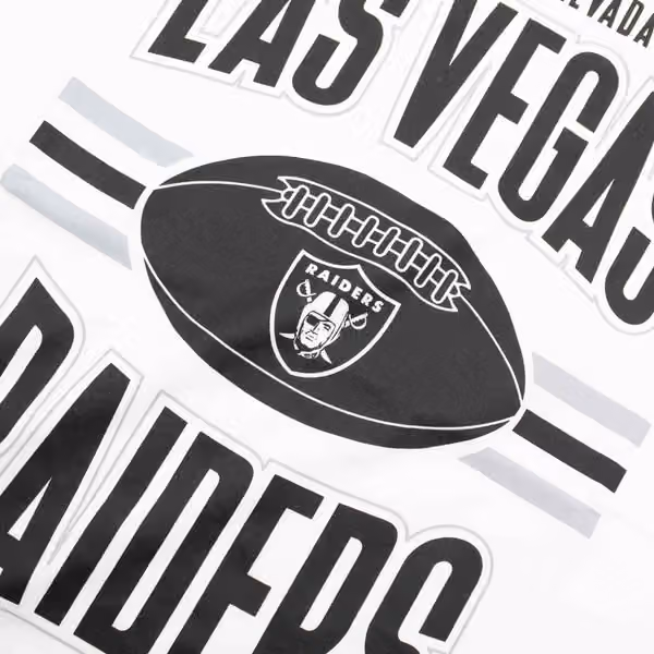 Las Vegas Raiders Football New Era NFL T-Shirt White view 3
