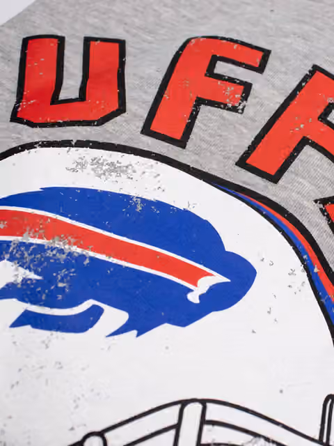 Buffalo Bills NFL Training Golf Cart Crew Neck Sweater Gray view 3