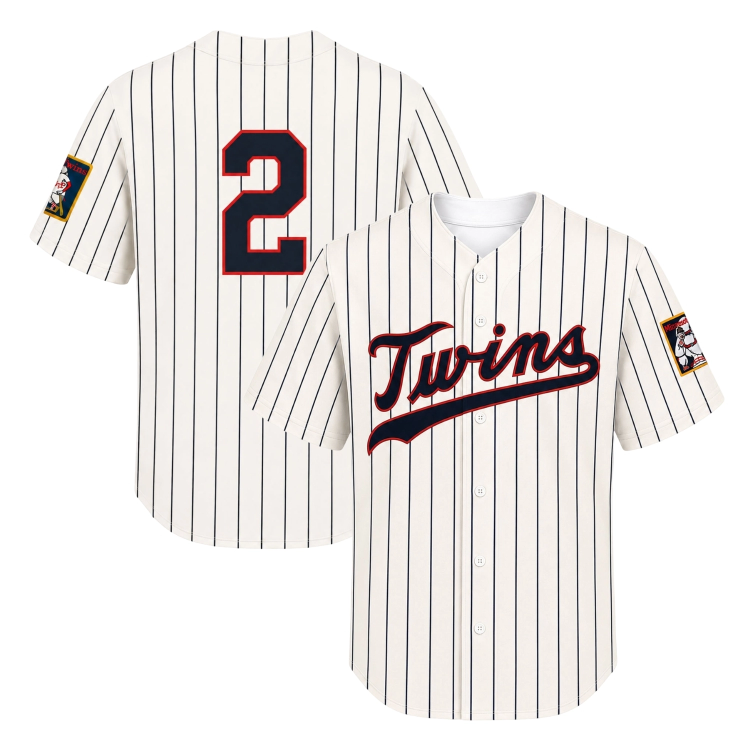 Kody Clemens Twins Cream Jersey Remarkable Pinstripe