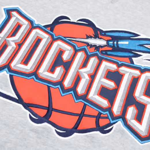 Houston Rockets Pinnacle Mitchell & Ness Heavyweight Fleece NBA Hoodie view 3