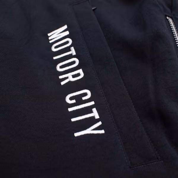 Detroit Tigers City Connect 2026 MLB Authentic Dugout Bomber Jacket Navy view 5