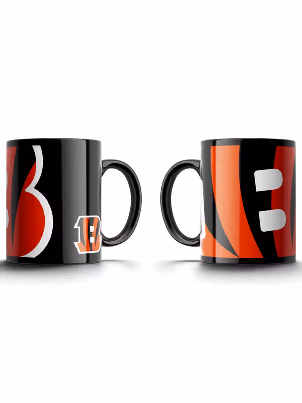 Cincinnati Bengals Oversized Logo NFL Mug (330 ml) view 1