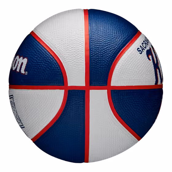 Sacramento Kings NBA Retro Wilson Mini Basketball (Size 3) view 5