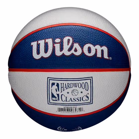 Sacramento Kings NBA Retro Wilson Mini Basketball (Size 3) view 2