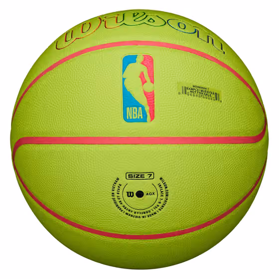 Chicago Bulls Neon Pop NBA Basketball (Size 7) view 6