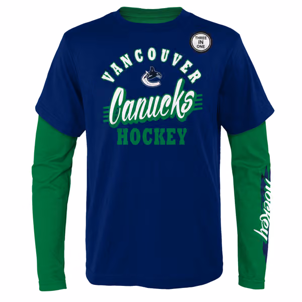 Vancouver Canucks Advantage 3-in-1 NHL Combo Shirt Set (YOUTH) view 1