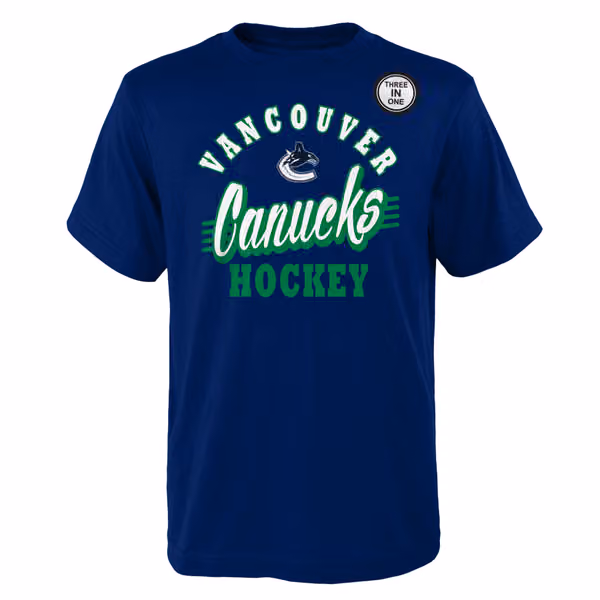 Vancouver Canucks Advantage 3-in-1 NHL Combo Shirt Set (YOUTH) view 2