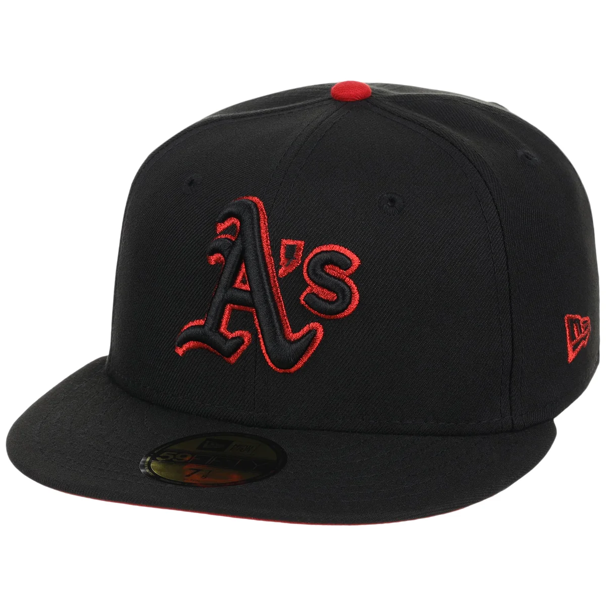 Oakland Athletics MLB Midnight Massacre New Era 59FIFTY detail view