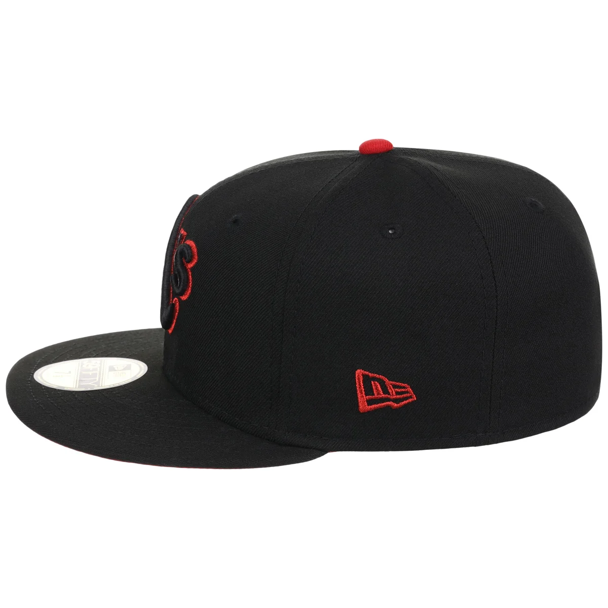 Oakland Athletics MLB Midnight Massacre New Era 59FIFTY detail view