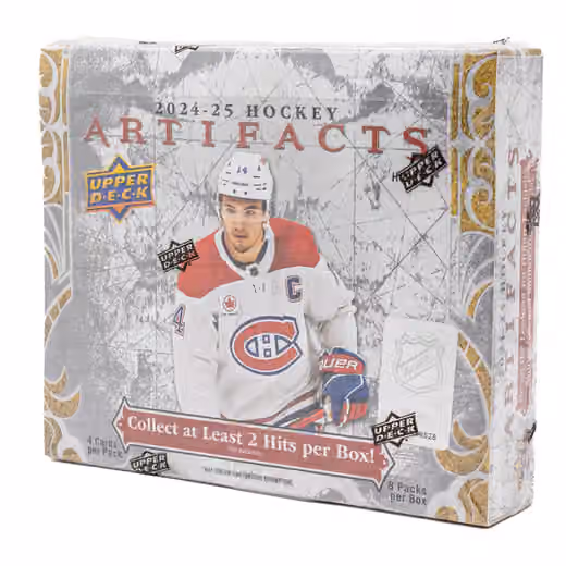 2024/25 Upper Deck Artifacts Hockey NHL Hobby Box view 1