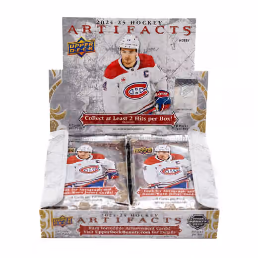 2024/25 Upper Deck Artifacts Hockey NHL Hobby Box view 2