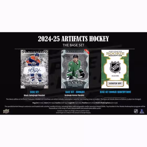 2024/25 Upper Deck Artifacts Hockey NHL Hobby Box view 3