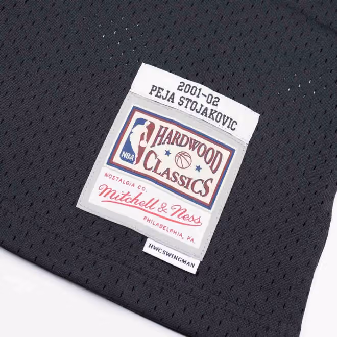 Predrag Stojaković #16 Sacramento Kings 2001-02 Swingman NBA Jersey Black view 3