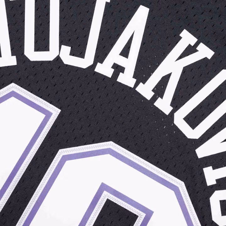 Predrag Stojaković #16 Sacramento Kings 2001-02 Swingman NBA Jersey Black view 4