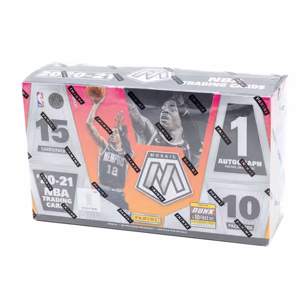 2020/21 Panini Mosaic Basketball Hobby Box NBA view 1