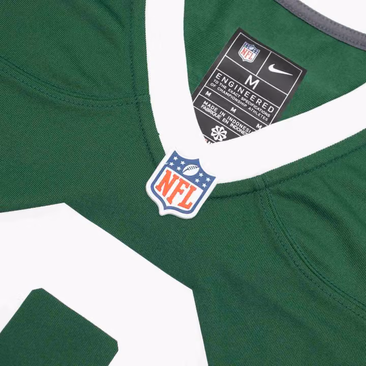 Aaron Rodgers #8 New York Jets Nike Game NFL Jersey Green (WOMEN'S) view 5