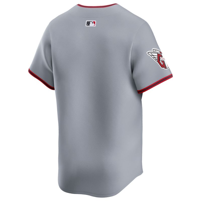 Cleveland Guardians Road Nike Limited MLB Jersey Grey view 2
